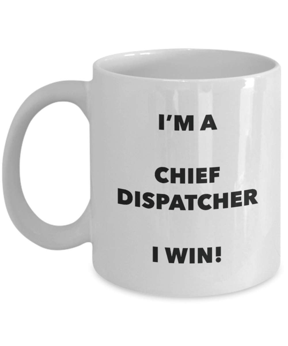 Chief Fahrdienstleiter Tasse – I 'm a Chief Fahrdienstleiter I Win. – Funny Kaffeetasse – Neuheit Geburtstag Weihnachten Gag Geschenke Idee
