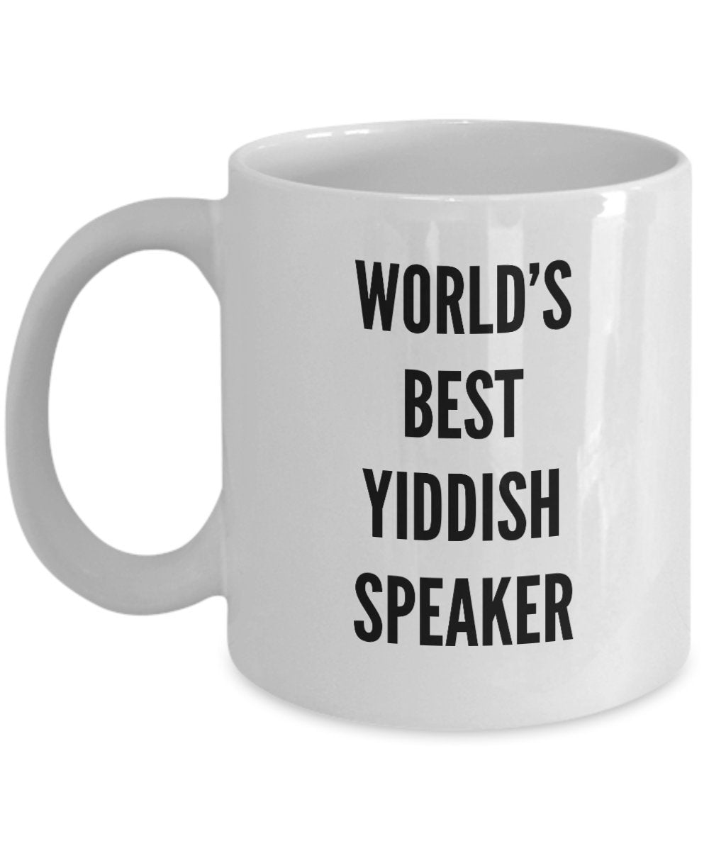 Lustige Yiddish Gifts – World's Best Speaker Tasse – jüdischer Humor Geschenk preiswert