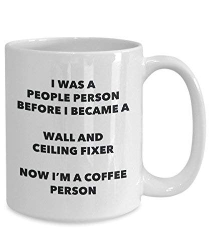 Wall and Ceiling Fixer Coffee Person Mug - Funny Tea Cocoa Cup - Birthday Christmas Coffee Lover Cute Gag Gifts Idea