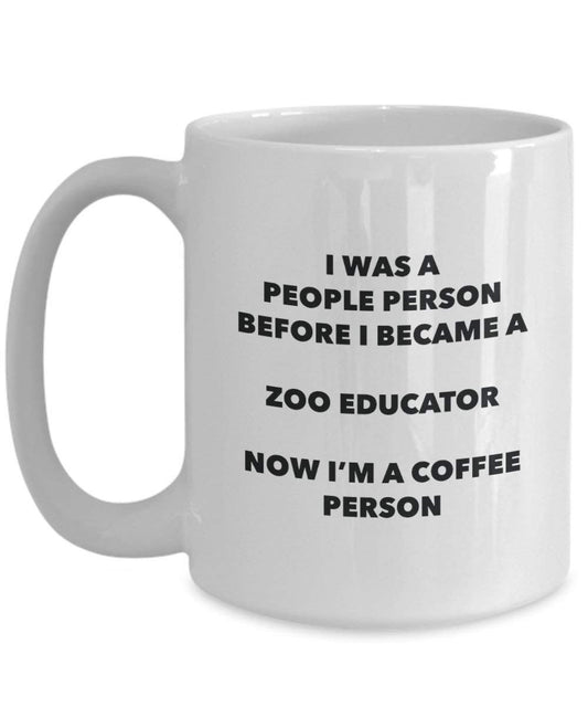 Zoo Educator Coffee Person Mug - Funny Tea Cocoa Cup - Birthday Christmas Coffee Lover Cute Gag Gifts Idea