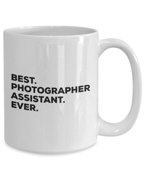 Best Fotografen Assistant Ever Tasse – Funny Coffee Cup – Thank You Anerkennung für Weihnachten Geburtstag Urlaub Einzigartiges Geschenk Ideen 15oz weiß