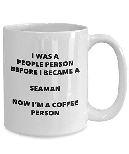 Seaman Coffee Person Mug - Funny Tea Cocoa Cup - Birthday Christmas Coffee Lover Cute Gag Gifts Idea