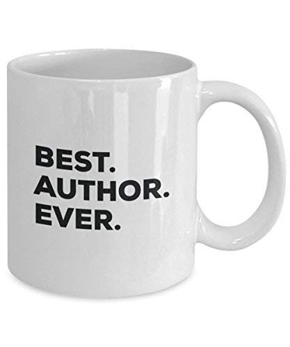 Best Author Ever Mug - Funny Coffee Cup -Thank You Appreciation for Christmas Birthday Holiday Unique Gift Ideas