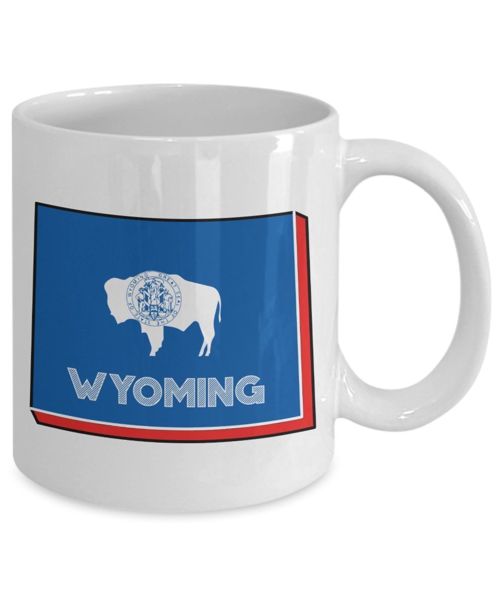 Wyoming Travel Mug - Funny Tea Hot Cocoa Coffee Cup - Novelty Birthday Christmas Anniversary Gag Gifts Idea
