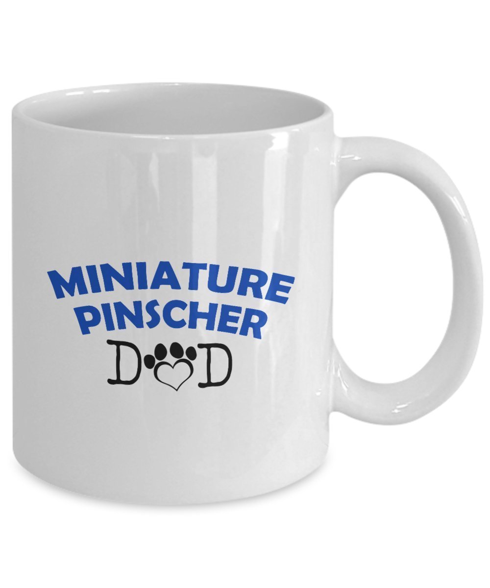 Funny Miniature Schnauzer Couple Mug – Miniature Schnauzer Dad – Miniature Schnauzer Mom – Miniature Schnauzer Lover Gifts - Unique Ceramic Gifts Idea (Dad & Mom)