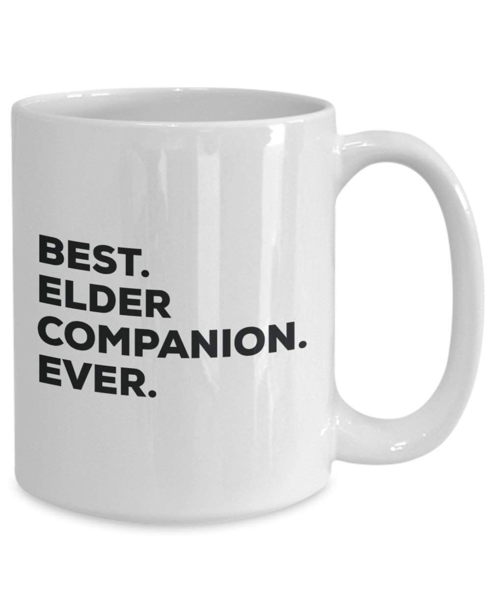 Best Elder Companion Ever Mug - Funny Coffee Cup -Thank You Appreciation For Christmas Birthday Holiday Unique Gift Ideas