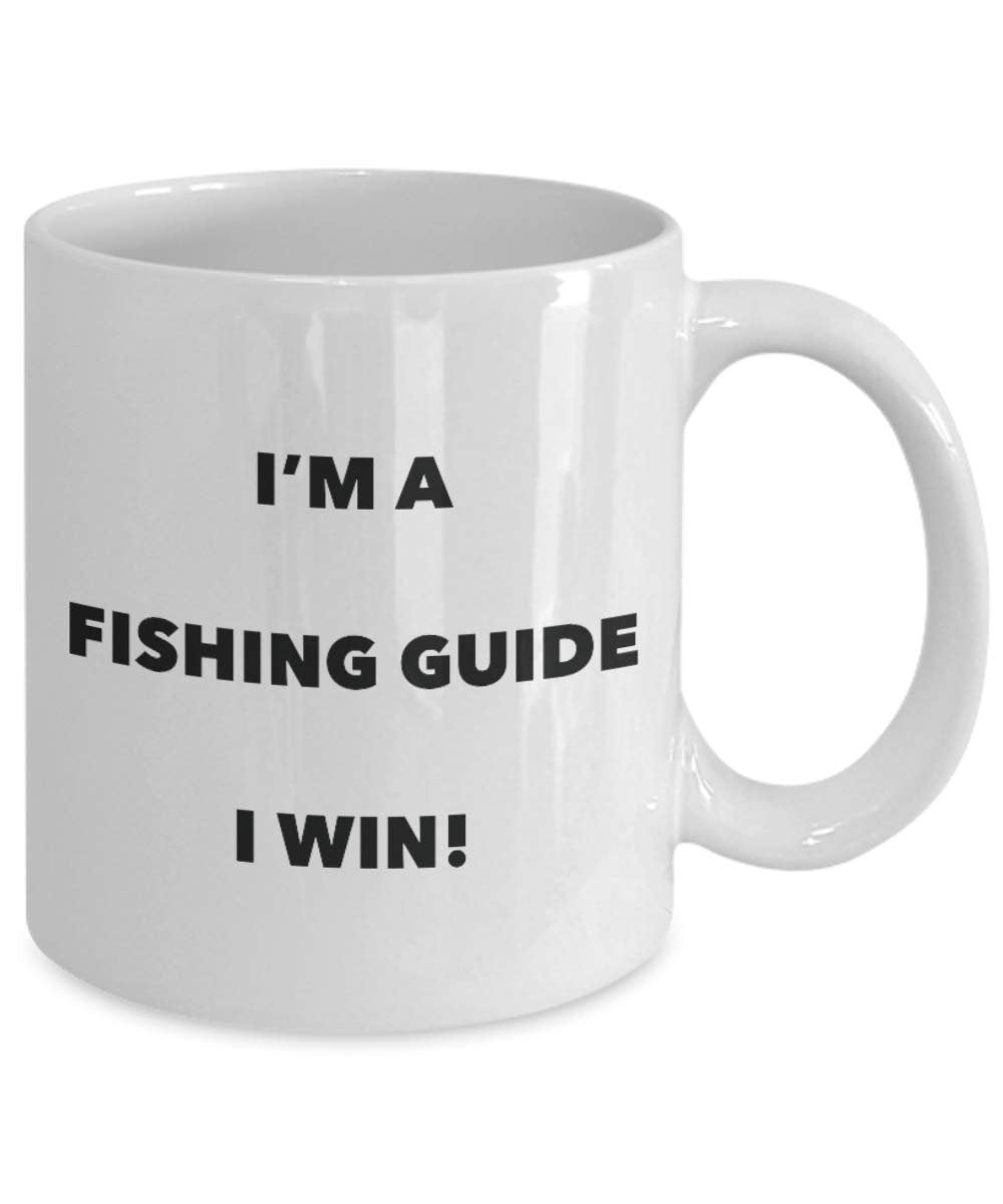 I' m A pesca guida i Win divertente tazza da caffè – Novità compleanno Natale GAG regalo idea 15oz Infradito colorati estivi, con finte perline