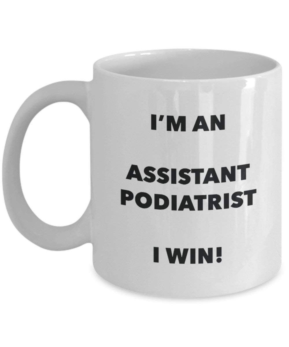 Ein Podologe Assistant Tasse – Ich bin ein Assistant Podologen Einholen I Win. – Funny Kaffeetasse – Neuheit Geburtstag Weihnachten Gag Geschenke Idee