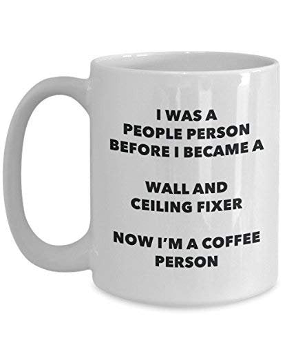 Wall and Ceiling Fixer Coffee Person Mug - Funny Tea Cocoa Cup - Birthday Christmas Coffee Lover Cute Gag Gifts Idea