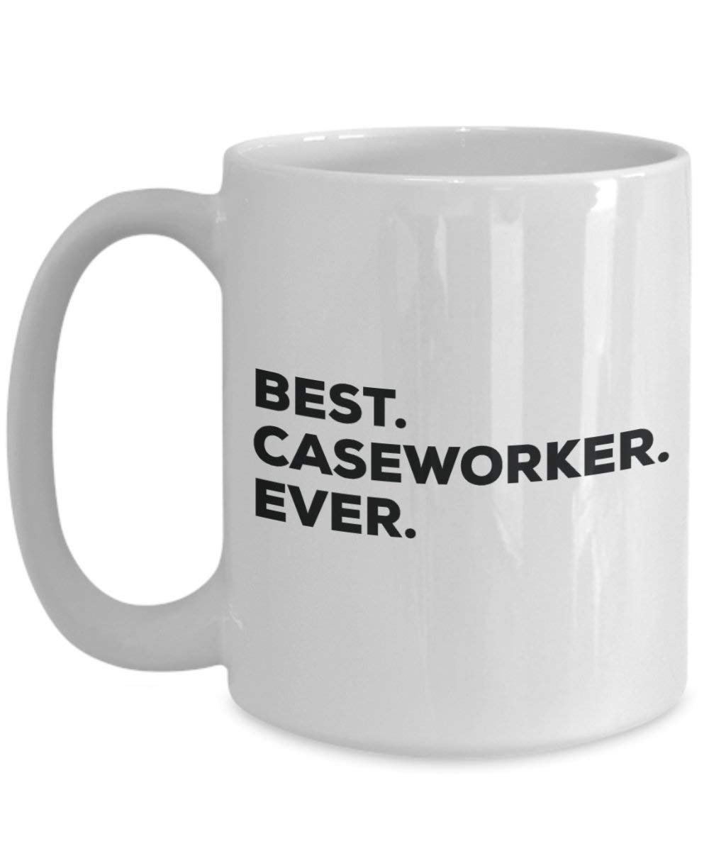 Best Caseworker Ever Mug - Funny Coffee Cup -Thank You Appreciation For Christmas Birthday Holiday Unique Gift Ideas