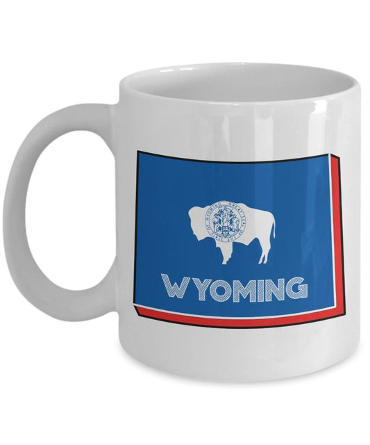 Wyoming Travel Mug - Funny Tea Hot Cocoa Coffee Cup - Novelty Birthday Christmas Anniversary Gag Gifts Idea