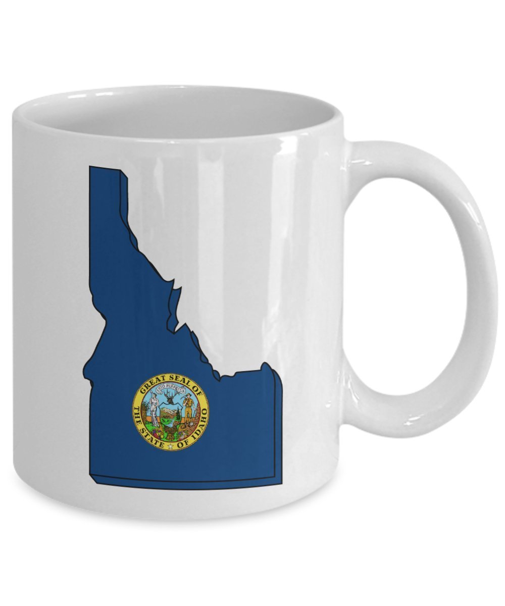 Idaho Tasse – Lustige Teetasse für heiße Kakao-Kaffeetasse – Neuheit Geburtstag Weihnachten Jahrestag Gag Geschenk Idee 11oz weiß