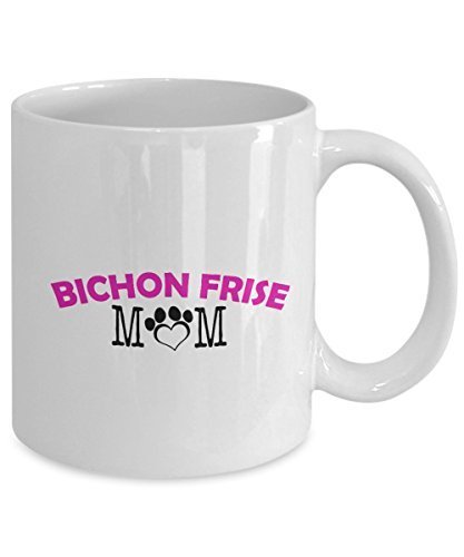 Funny Bichon Frise Couple Mug – Bichon Frise Dad – Bichon Frise Mom – Bichon Frise Lover Gifts - Unique Ceramic Gifts Idea (Mom)
