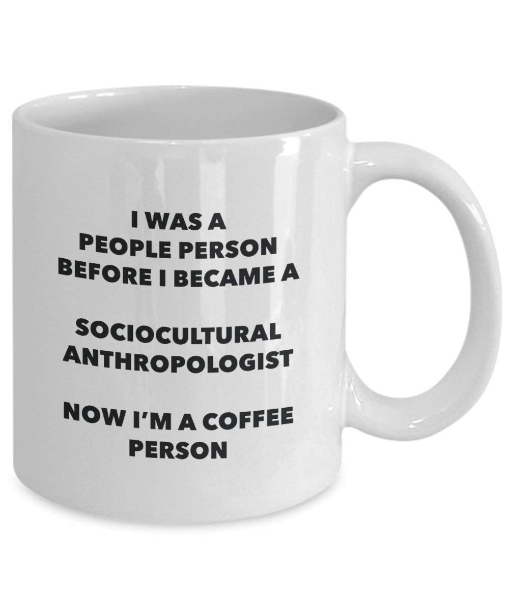 sociocultural anthropologe Kaffee Person Tasse – Funny Tee Kakao-Tasse – Geburtstag Weihnachten Kaffee Lover Cute Gag Geschenke Idee 15oz weiß