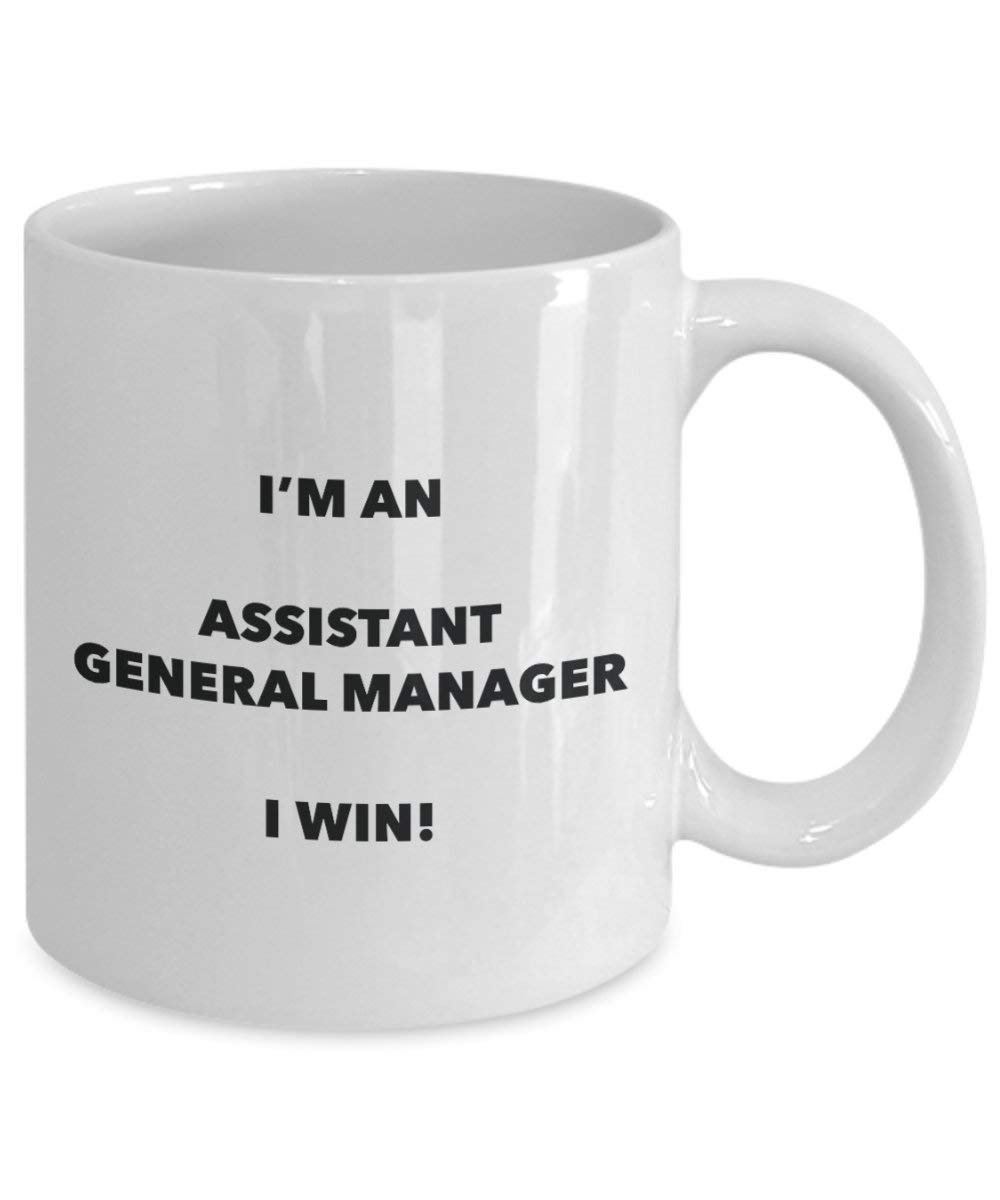 Assistant General Manager Mug – Je suis un Assistant General Manager I Win. – Funny Tasse à café – Fantaisie anniversaire Idée de Gag cadeaux de Noël 11oz blanc
