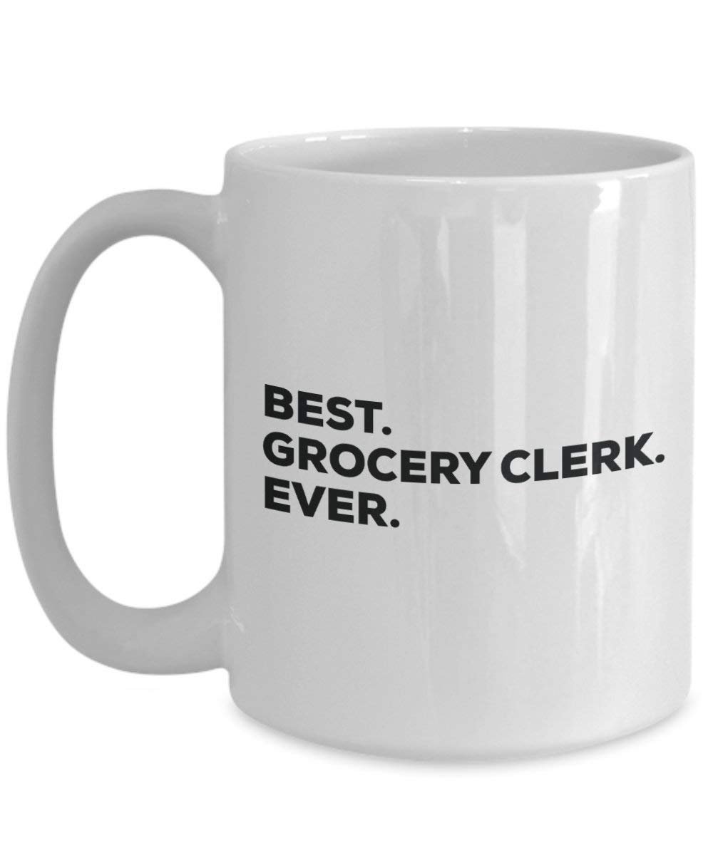 Best Lebensmittels Clerk Ever Tasse, Funny Coffee Cup – Thank You Anerkennung für Weihnachten Geburtstag Urlaub Einzigartiges Geschenk Ideen