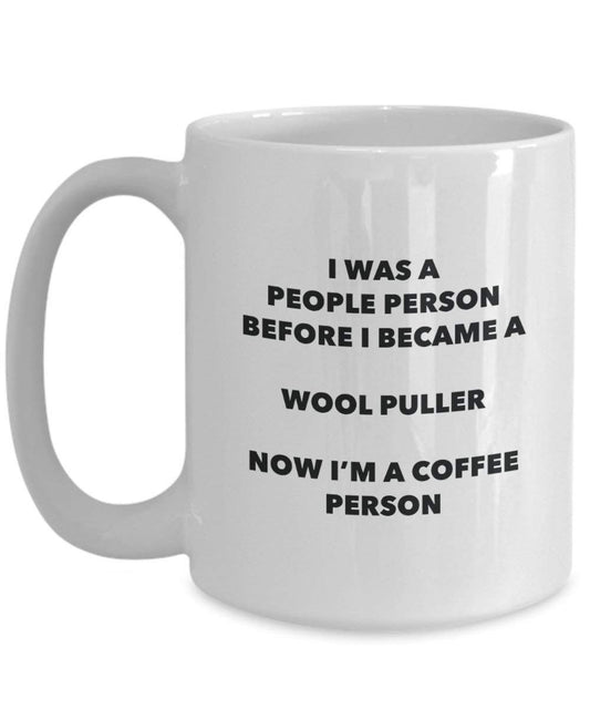 Wool Puller Coffee Person Mug - Funny Tea Cocoa Cup - Birthday Christmas Coffee Lover Cute Gag Gifts Idea