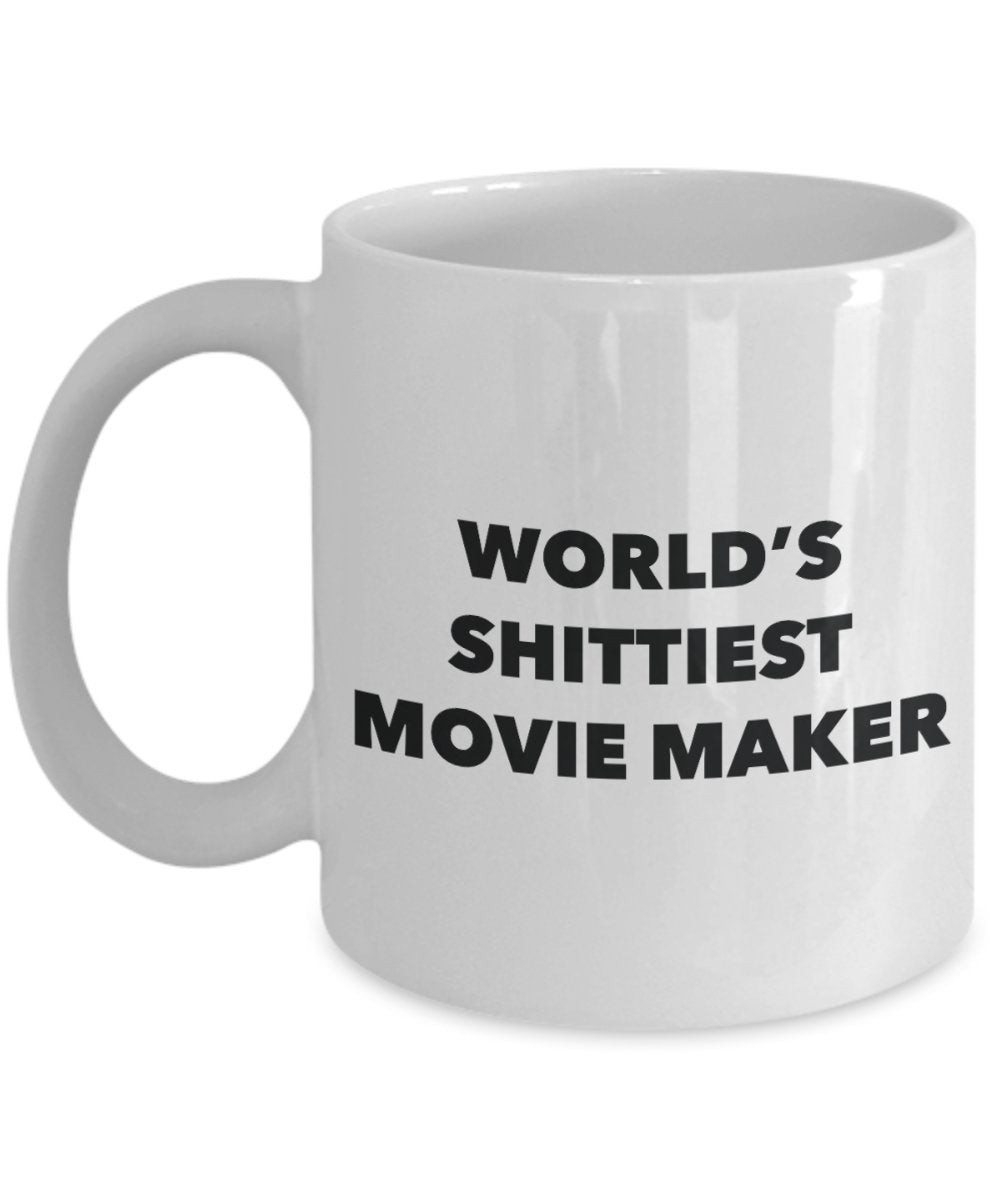 Movie Maker Coffee Mug - World's Shittiest Movie Maker - Movie Maker Gifts - Funny Novelty Birthday Present Idea