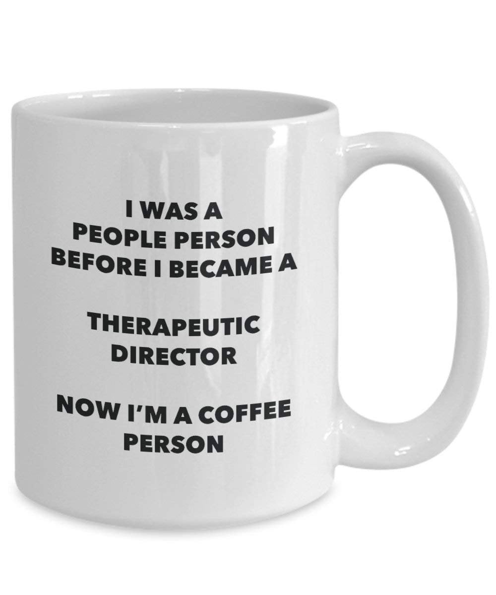 terapeutico direttore cacao persona – Tazza da tè caffè tazza – Birthday Christmas Coffee Lover cute GAG regalo idea 11oz Infradito colorati estivi, con finte perline