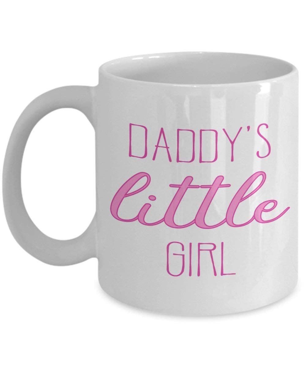 Daddy's Little Girl Coffee Mug - Funny Tea Hot Cocoa Coffee Cup - Novelty Birthday Christmas Anniversary Gag Gifts Idea