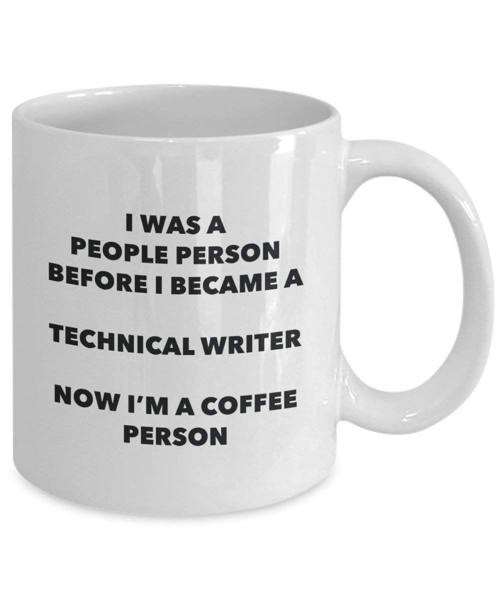 Technische Writer Kaffee Person Tasse – Funny Tee Kakao-Tasse – Geburtstag Weihnachten Kaffee Lover Cute Gag Geschenke Idee 11oz weiß