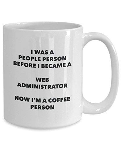Web Administrator Kaffee Person Tasse – Funny Tee Kakao-Tasse – Geburtstag Weihnachten Kaffee Lover Cute Gag Geschenke Idee