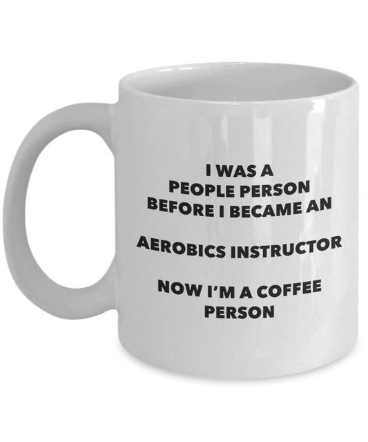 Aerobic Instructor Kaffee Person Tasse – Funny Tee Kakao-Tasse – Geburtstag Weihnachten Kaffee Lover Cute Gag Geschenke Idee
