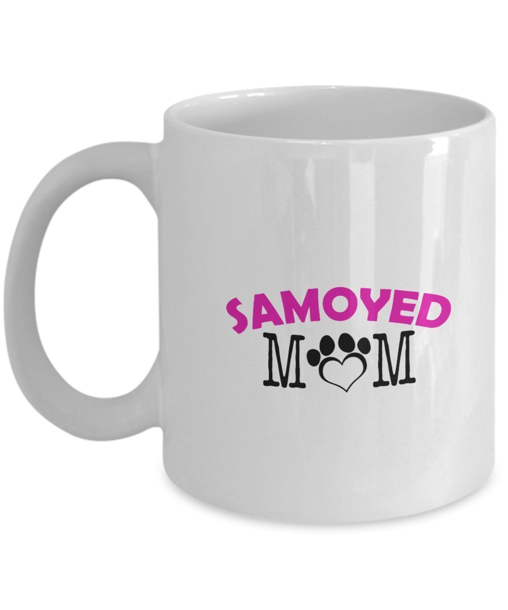 Funny Samoyed Couple Mug – Samoyed Dad – Samoyed Mom – Samoyed Lover Gifts - Unique Ceramic Gifts Idea (Mom)