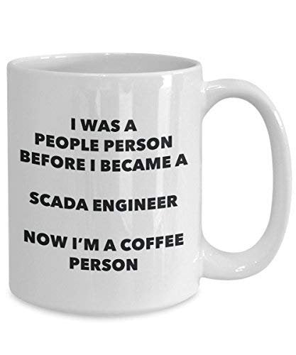 Scada Engineer Coffee Person Mug - Funny Tea Cocoa Cup - Birthday Christmas Coffee Lover Cute Gag Gifts Idea