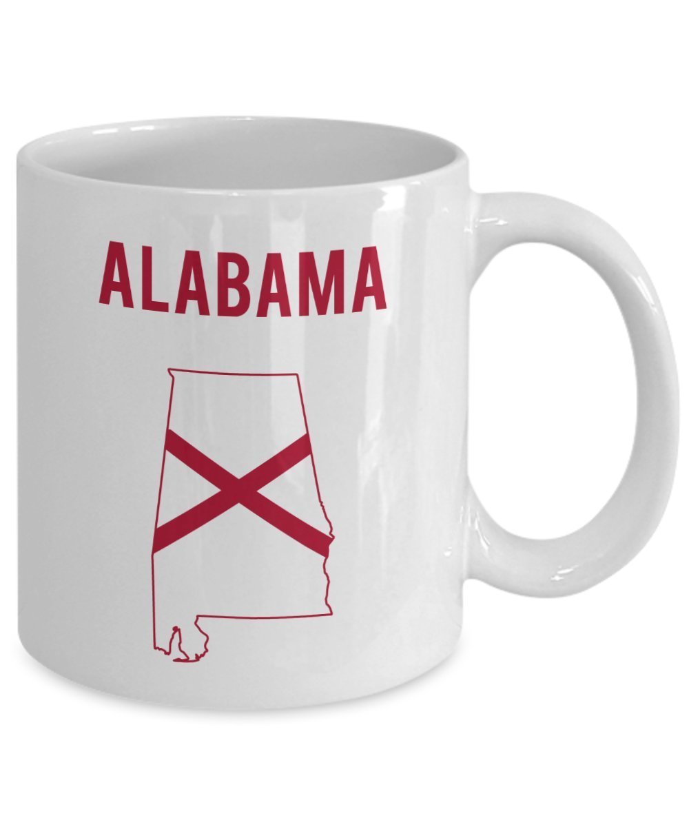 Alabama Mug - Funny Tea Hot Cocoa Coffee Cup - Novelty Birthday Christmas Anniversary Gag Gifts Idea