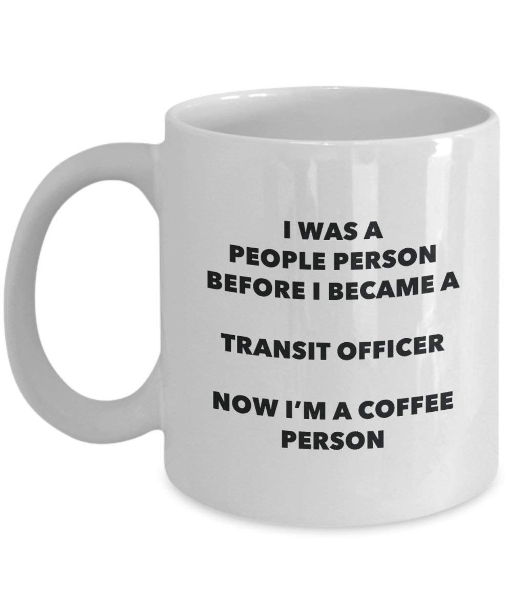 Transit Officer Coffee Person Mug - Funny Tea Cocoa Cup - Birthday Christmas Coffee Lover Cute Gag Gifts Idea