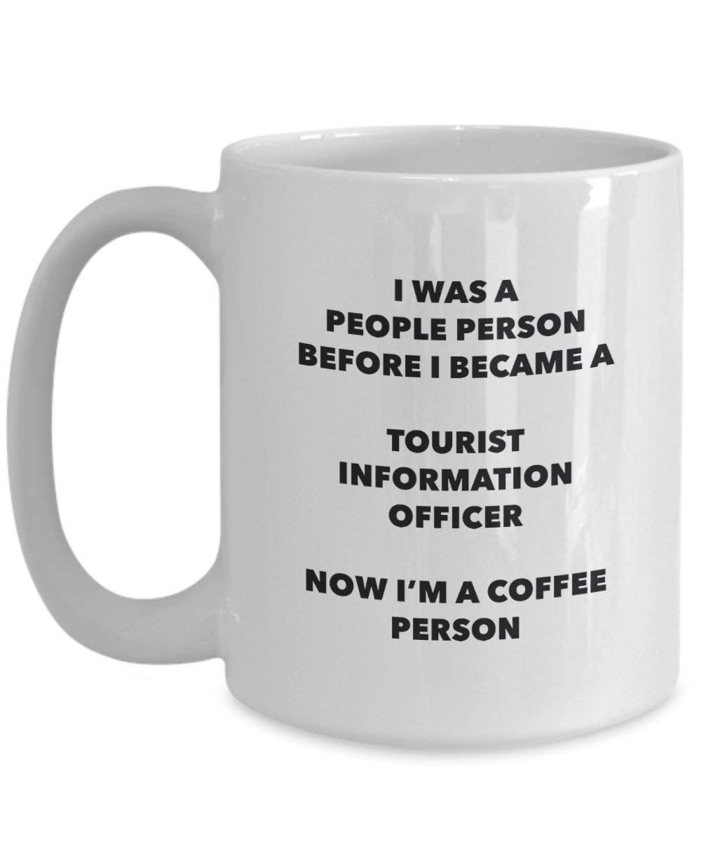 Tourist Information Officer Kaffee Person Tasse – Funny Tee Kakao-Tasse – Geburtstag Weihnachten Kaffee Lover Cute Gag Geschenke Idee