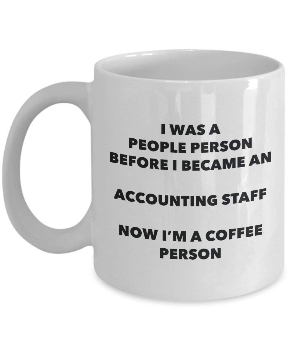 Comptabilité Personnel personne à café Mug Tasse à thé de cacao – rigolo – Anniversaire de Noël amateur de café mignon Gag Gifts Idée 15oz blanc