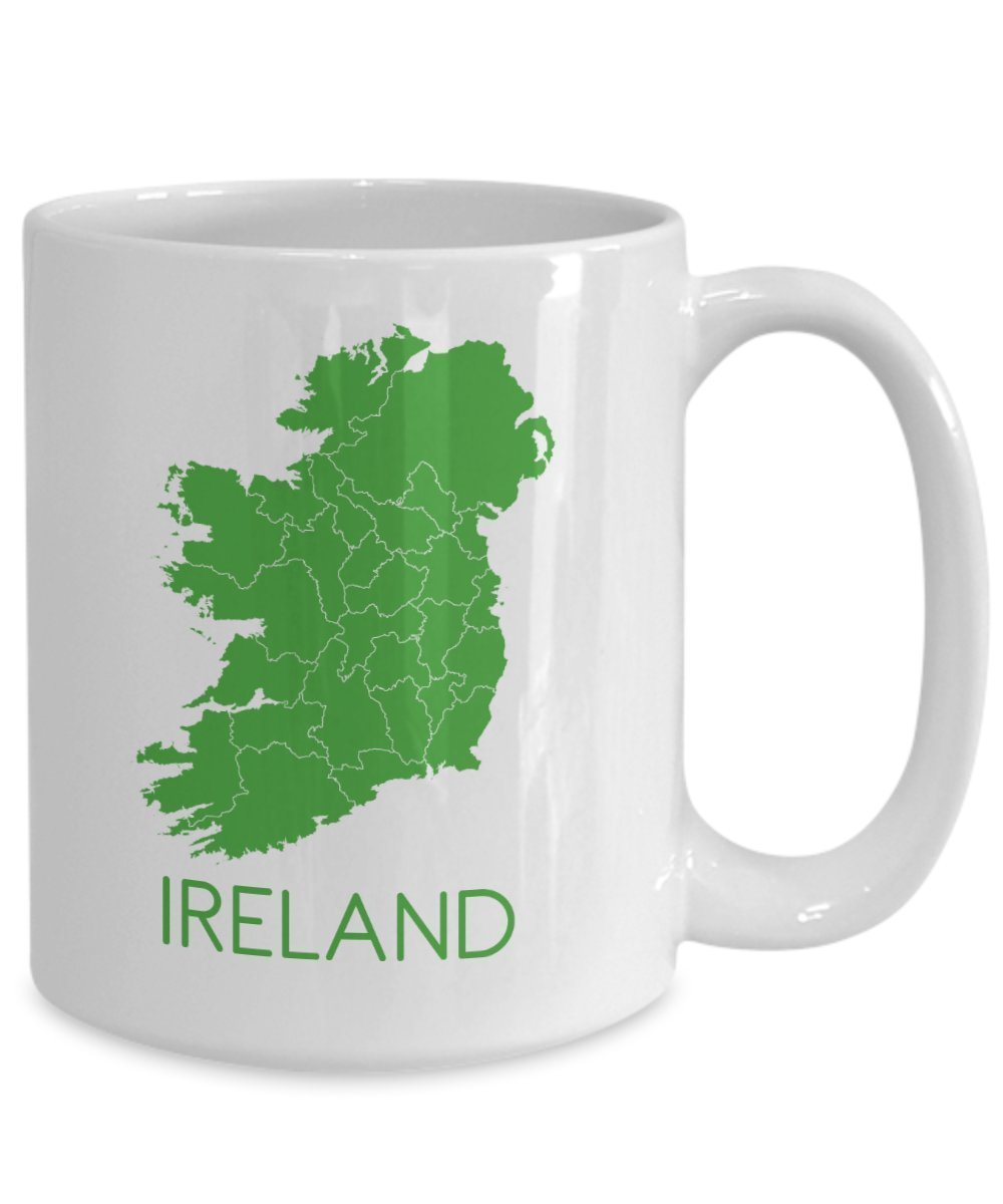 Ireland Mug - Funny Tea Hot Cocoa Coffee Cup - Novelty Birthday Christmas Anniversary Gag Gifts Idea