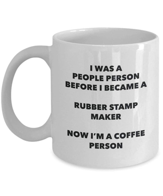 Timbro di gomma macchina per il caffè persona tazza divertente tazza di tè cacao – Birthday Christmas Coffee Lover cute GAG regalo idea 11oz Infradito colorati estivi, con finte perline