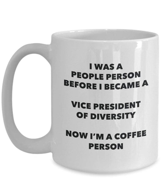 Vizepräsident der Vielfalt Kaffee Person Tasse – Funny Tee Kakao-Tasse – Geburtstag Weihnachten Kaffee Lover Cute Gag Geschenke Idee