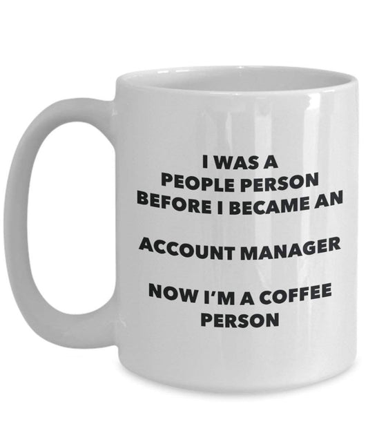 Account Manager personne à café Mug Tasse à thé de cacao – rigolo – Anniversaire de Noël amateur de café mignon Gag Gifts Idée 15oz blanc