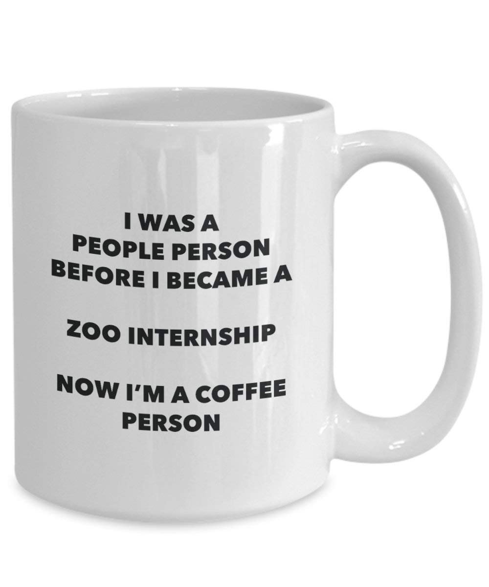 Zoo Stagiaires personne à café Mug Tasse à thé de cacao – rigolo – Anniversaire de Noël amateur de café mignon Gag Gifts Idée 15oz blanc