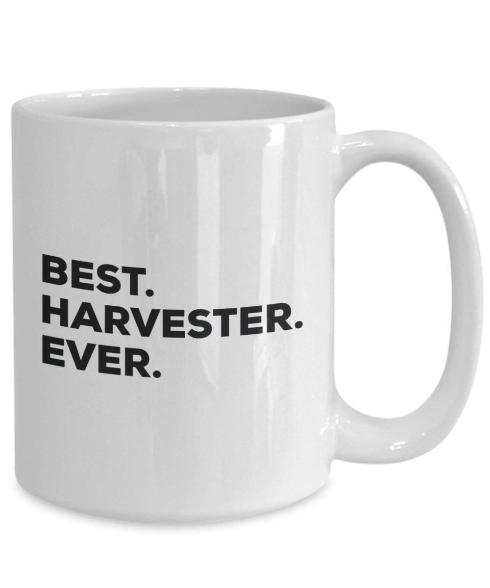 Best Harvester Ever Mug - Funny Coffee Cup -Thank You Appreciation For Christmas Birthday Holiday Unique Gift Ideas