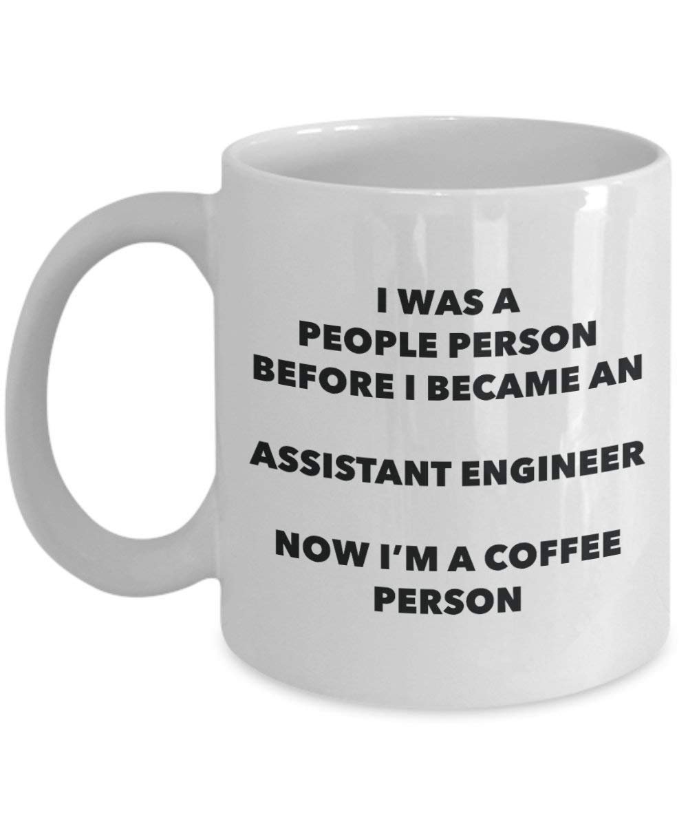 ASSISTANT Engineer Kaffee Person Tasse – Funny Tee Kakao-Tasse – Geburtstag Weihnachten Kaffee Lover Cute Gag Geschenke Idee