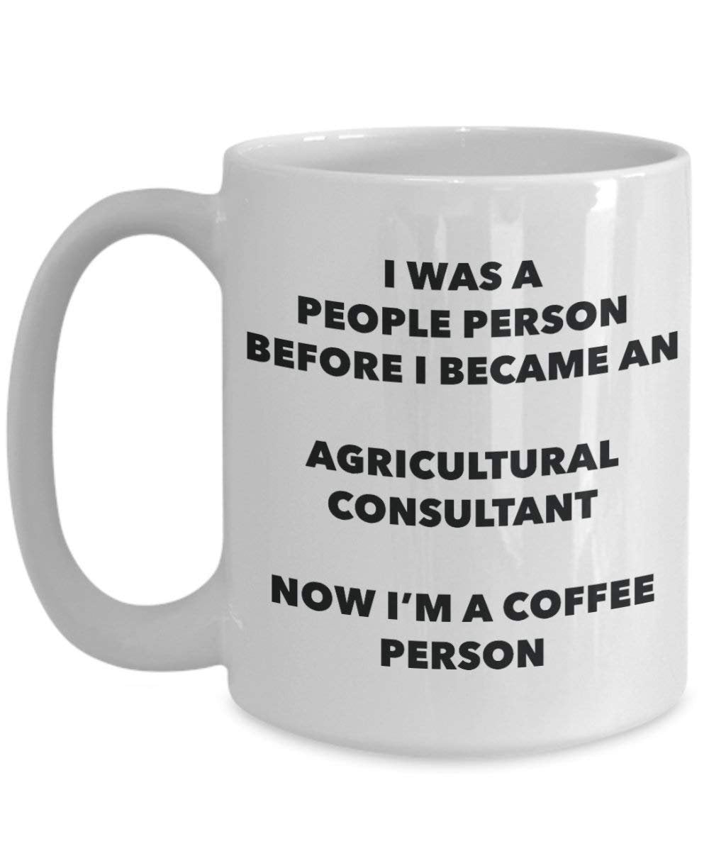agricole Consultant personne à café Mug Tasse à thé de cacao – rigolo – Anniversaire de Noël amateur de café mignon Gag Gifts Idée 15oz blanc