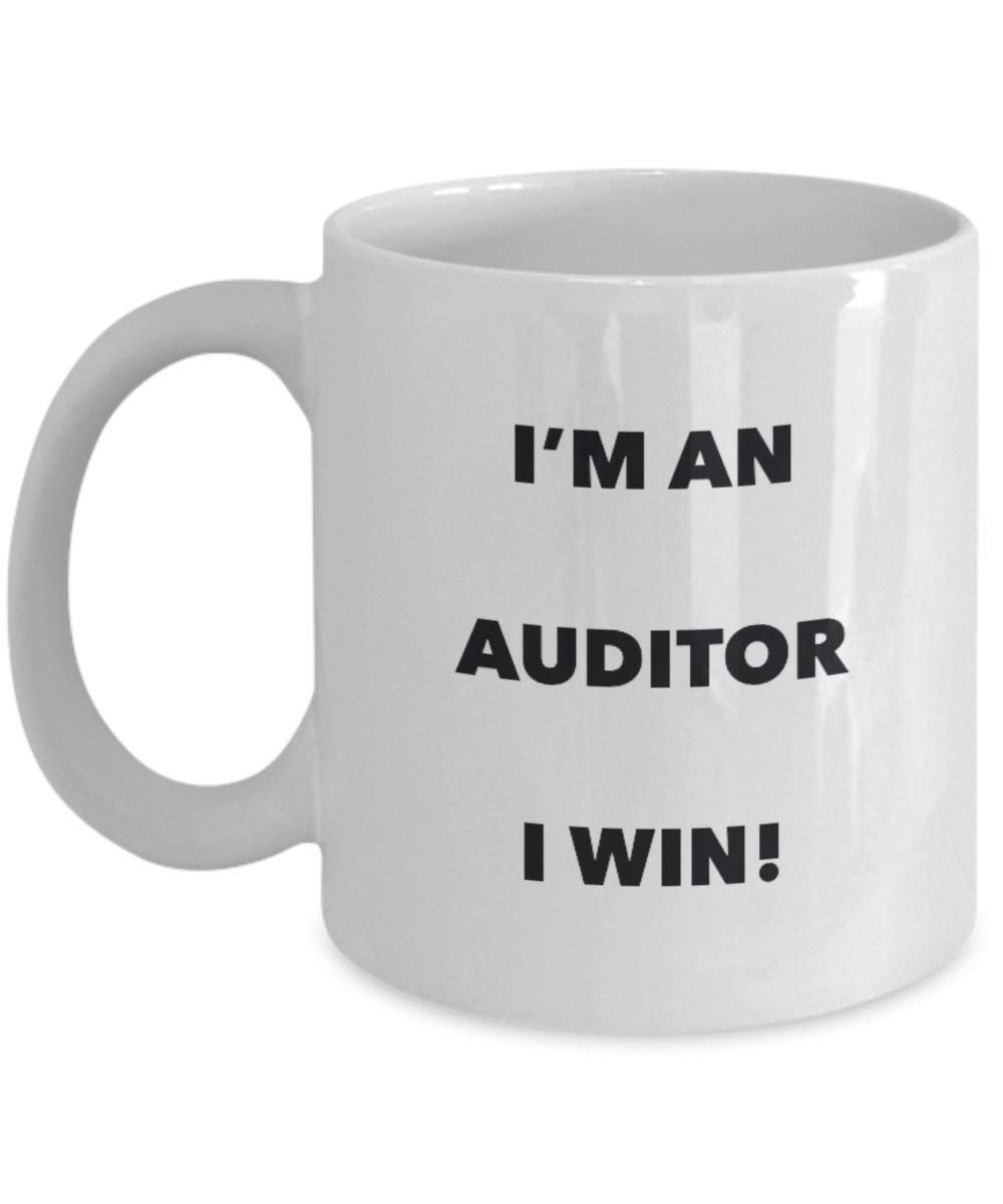 Revisore mug – I' m An Auditor i Win. – Funny Coffee Cup – novelty Birthday Christmas GAG regalo idea 15oz Infradito colorati estivi, con finte perline