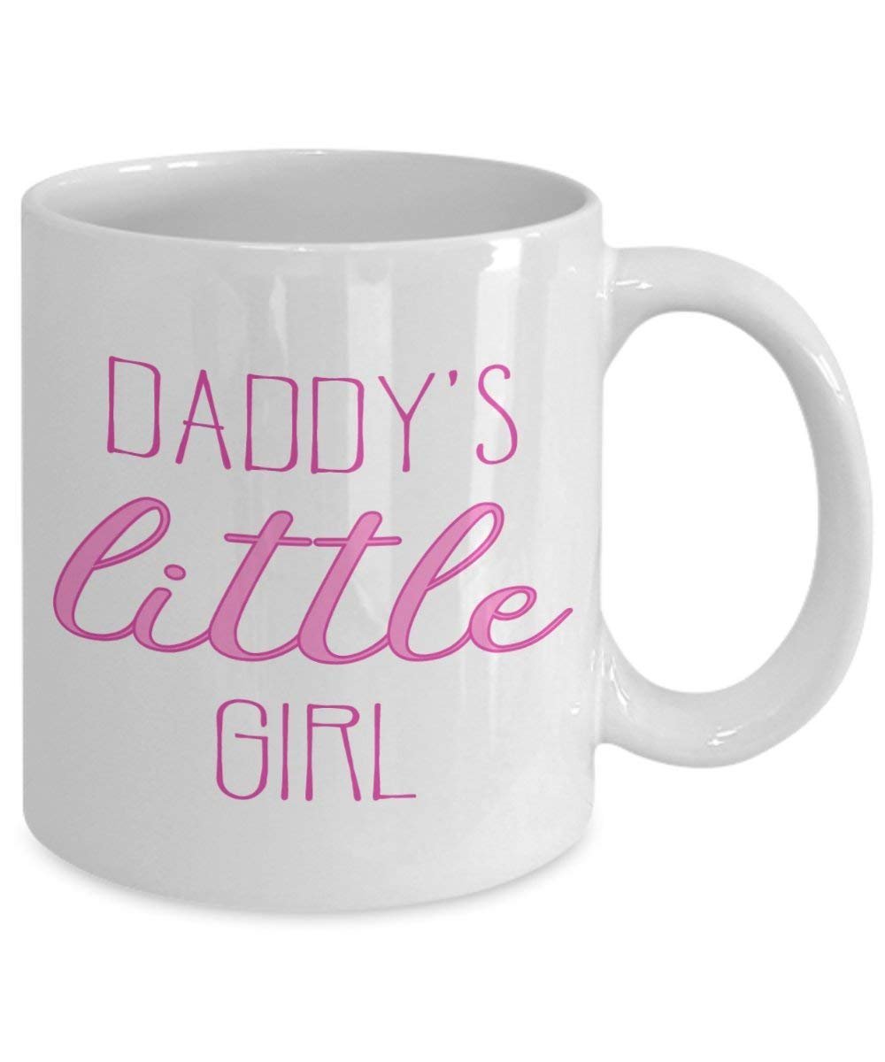Daddy's Little Girl Coffee Mug - Funny Tea Hot Cocoa Coffee Cup - Novelty Birthday Christmas Anniversary Gag Gifts Idea