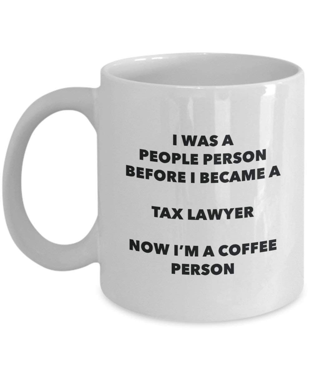 Tax Anwalt Kaffee Person Tasse – Funny Tee Kakao-Tasse – Geburtstag Weihnachten Kaffee Lover Cute Gag Geschenke Idee
