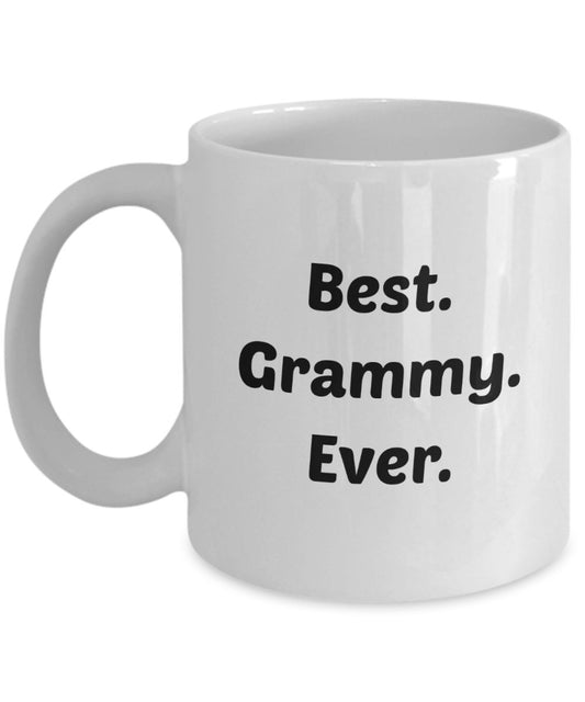 Best Grammy Ever Mug - Funny Tea Hot Cocoa Coffee Cup - Novelty Birthday Christmas Anniversary Gag Gifts Idea