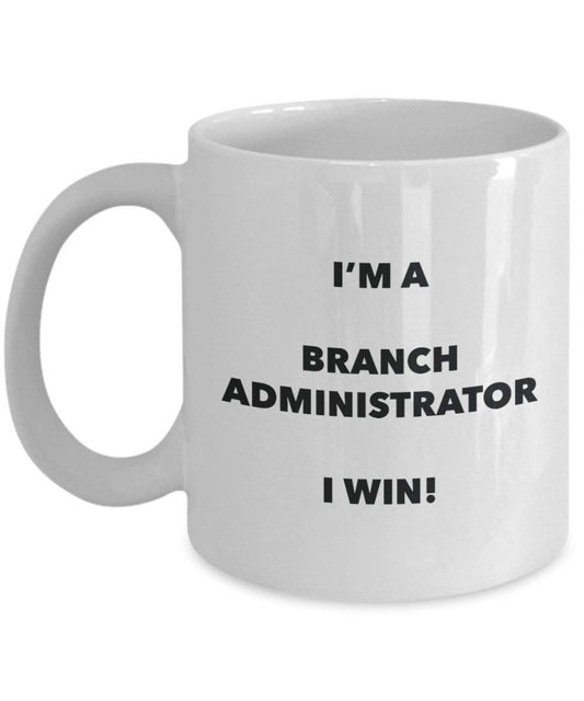 Ast Administrator Tasse – I 'm a Ast Administrator I Win. – Funny Kaffeetasse – Neuheit Geburtstag Weihnachten Gag Geschenke Idee 15oz weiß