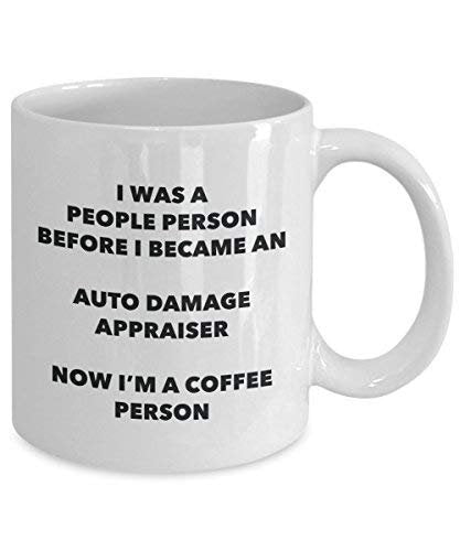 Auto Damage Appraiser Coffee Person Mug - Funny Tea Cocoa Cup - Birthday Christmas Coffee Lover Cute Gag Gifts Idea