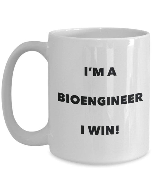 Bioengineer mug – I' m A Bioengineer i Win. – Funny Coffee Cup – novelty Birthday Christmas GAG regalo idea 15oz Infradito colorati estivi, con finte perline