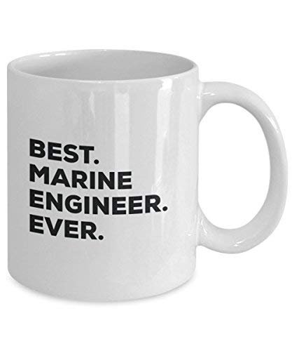 Best marine Engineer Ever mug – Funny Coffee Cup – Thank You Appreciation idee regalo per Natale festa di compleanno unico 15oz Infradito colorati estivi, con finte perline