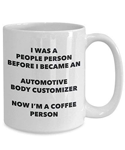 Automotive Body Customizer Coffee Person Mug - Funny Tea Cocoa Cup - Birthday Christmas Coffee Lover Cute Gag Gifts Idea